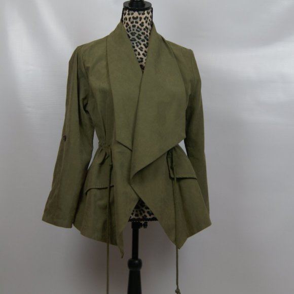 Shein Army Green top Sz M - Picture 2 of 12